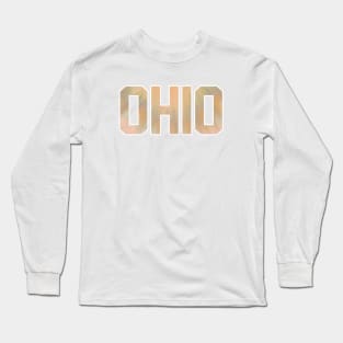 Ohio. Pastel Tie Dye Long Sleeve T-Shirt